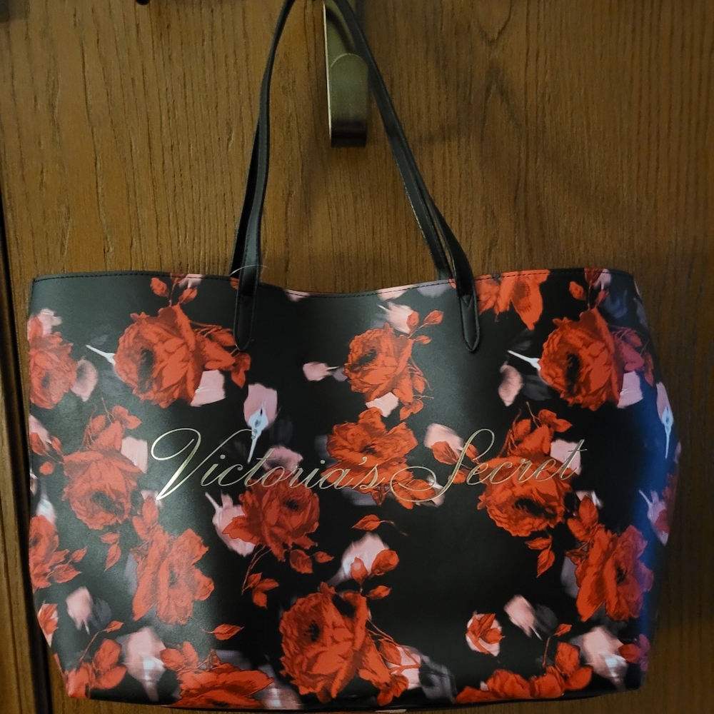 Victoria Secret- Tote bag with roses.